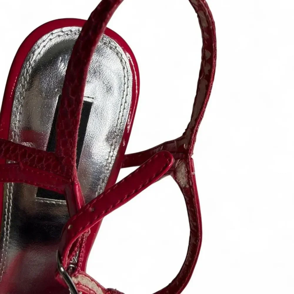 White House‎ Black Market “Genoa” Stiletto Heels – Hot Pink Snake Print